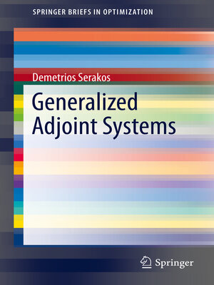 cover image of Generalized Adjoint Systems